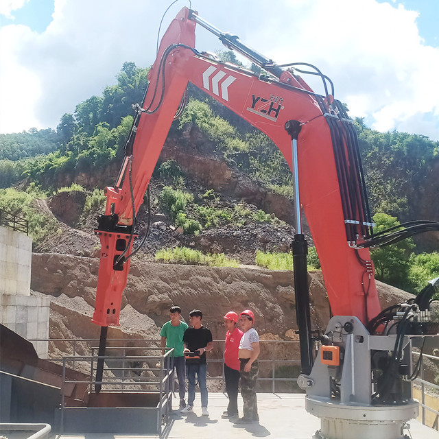 YZH Mining Stationary Rockbreaker Boom