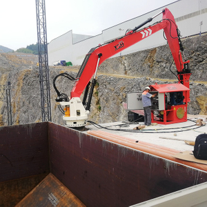 YZH Mining Stationary Rockbreaker Boom System