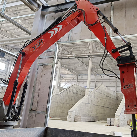 China Manufaturer YZH pedestal hydraulic rockbreaker booms