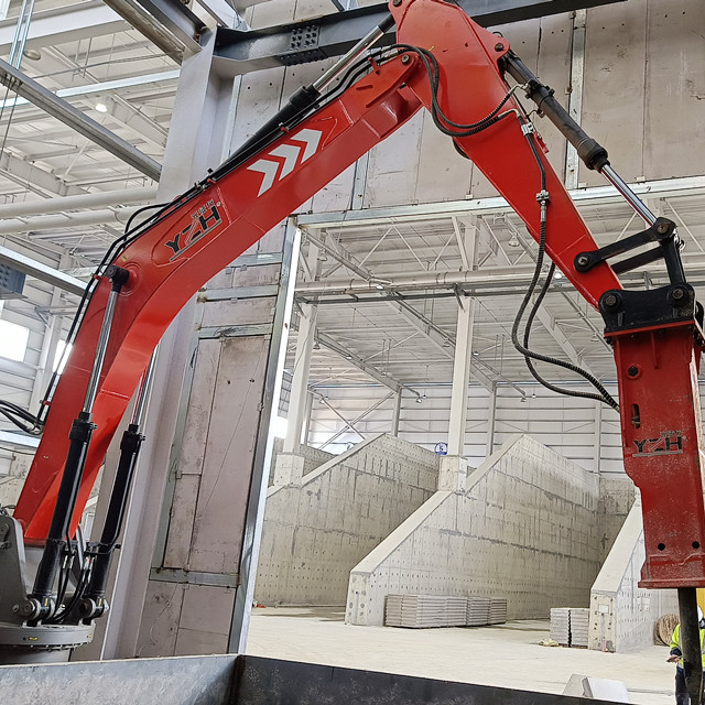 China Manufaturer YZH pedestal hydraulic rockbreaker booms