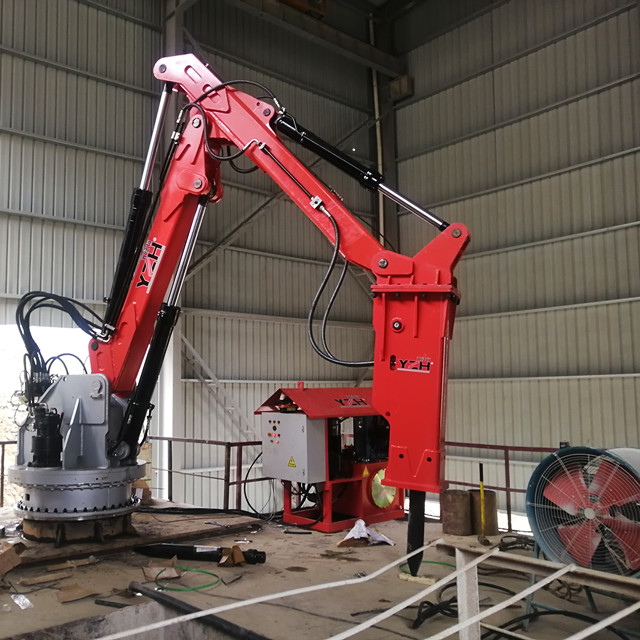 Static Rockbreaker Boom System