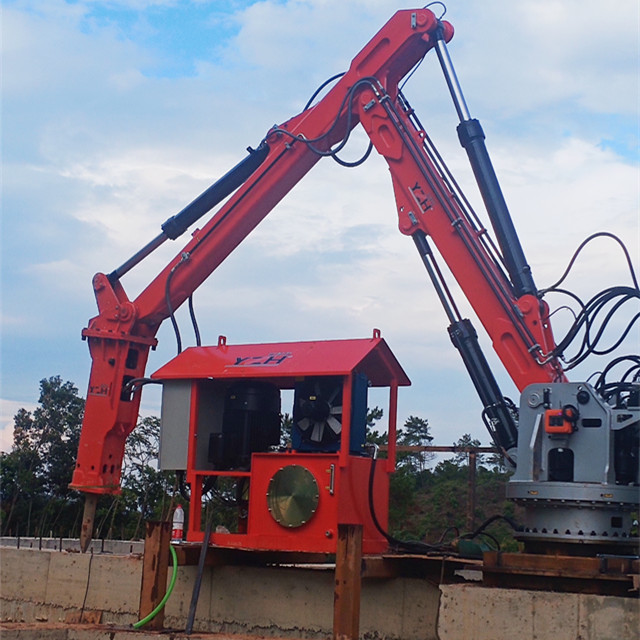 YZH Static Rockbreaker Boom System 