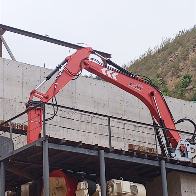 YZH Stationary Pedestal Boom Rockbreaker System