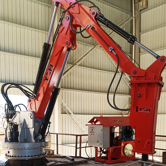 Static Rockbreaker Boom System