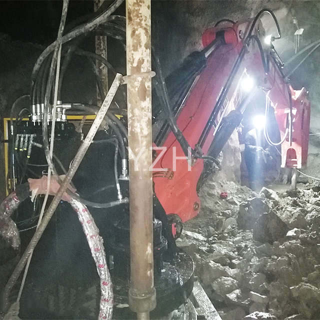 YZH Pedestal Rock Breaker System for Underground Mines