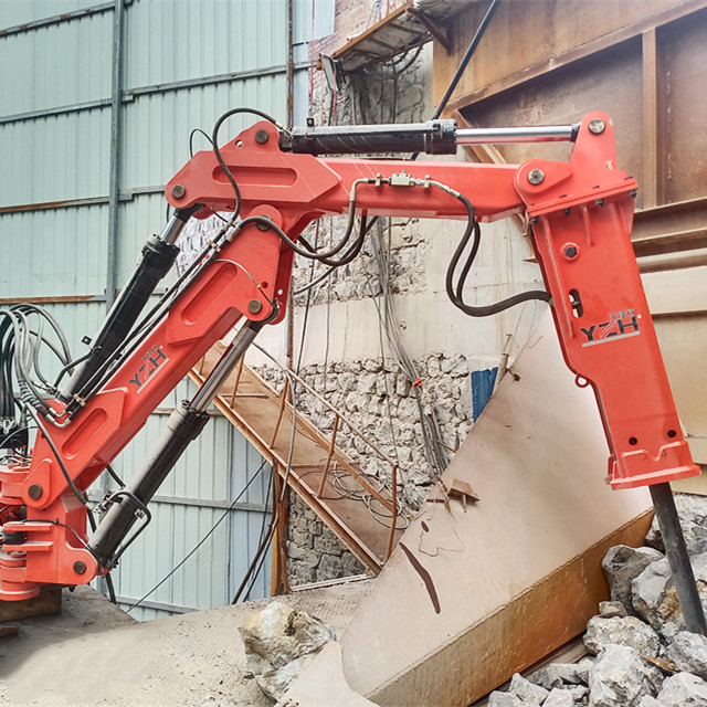 Stationary Type Pedestal Breaker Boom System