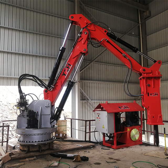 Static Rockbreaker Boom System
