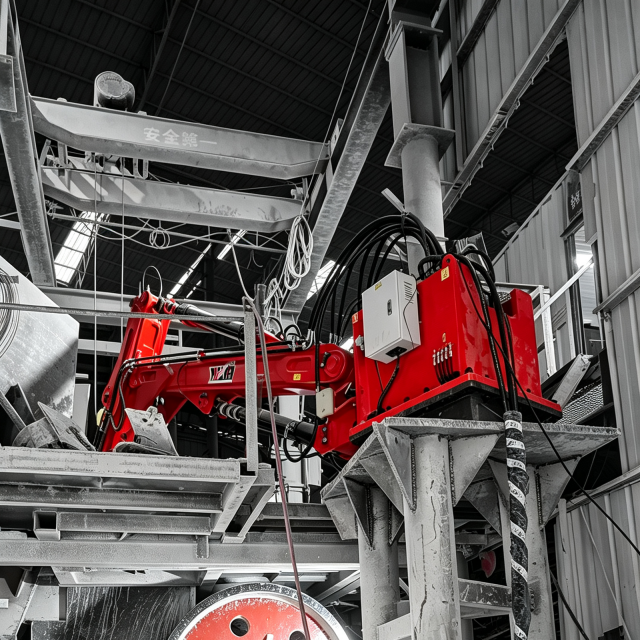 Stationary Boom Crushing System