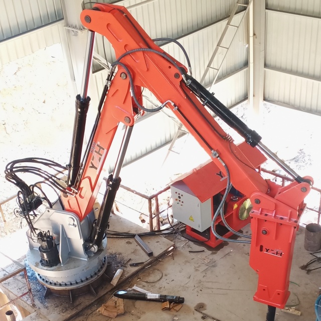 Stationary Mining Rockbreaker Boom System