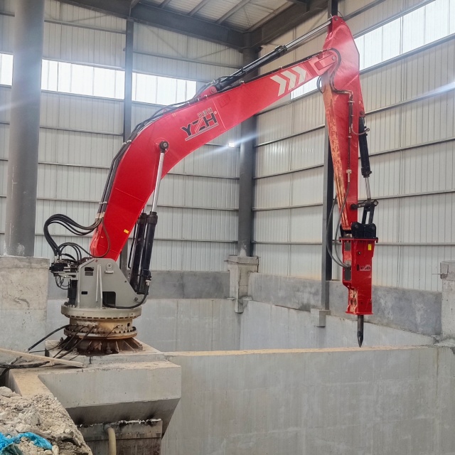 Multi-functional Stationary Hydraulic Rock Breaker Boom System | OEM & ODM Customizable