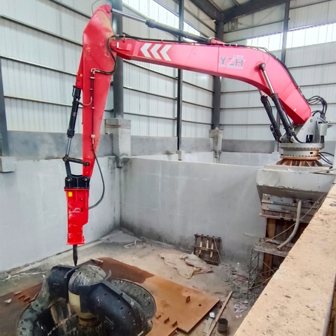 Multi-functional Stationary Hydraulic Rock Breaker Boom System | OEM & ODM Customizable
