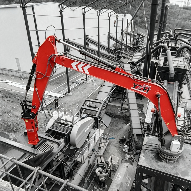 Heavy-Duty Stationary Hydraulic Rock Breaker Manipulator