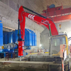 Stationary Hydraulic Rockbreaker Boom for Mine Crusher Stations