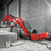 Stationary Hydraulic Rockbreaker Boom for Mine Crusher Stations