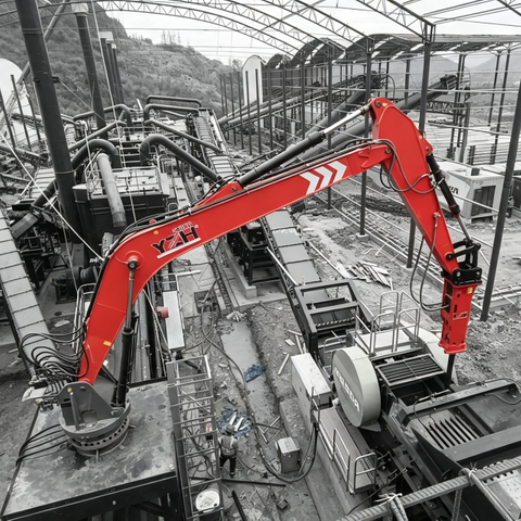Heavy-Duty Stationary Hydraulic Rock Breaker Manipulator