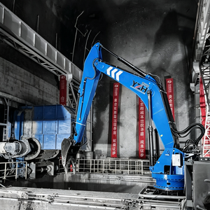 Remote Controlled Stationary Hydraulic Rockbreaker Boom