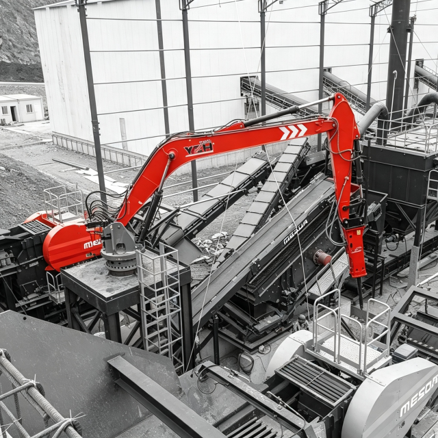 Heavy-Duty Stationary Hydraulic Rock Breaker Manipulator